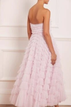 Needle & Thread Needle & Thread Elizabeth Rose Corset Ankle Gown, Lilac/Purple/Blush Pink -Threadnee Shop Needle Thread Elizabeth Rose Corset Ankle Gown LilacPurpleBlush Pink1 e1647960363539