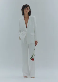 Whistles Andie Wedding Blazer, Ivory