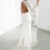 ASOS EDITION Lucy Placement Beaded Wedding Dress, Ivory -Threadnee Shop asos edition lucy placement beaded wedding dress ivory e1611584332917