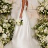 Chi Chi Bridal Jenna Dress, White -Threadnee Shop chi chi bridal jenna dress white e1610369093172