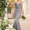 Chi Chi Lydia Mermaid Bridesmaid Dress, Sage Green -Threadnee Shop chi chi lydia mermaid bridesmaid dress sage green e1604926332198