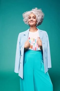 Coast DB Military Blazer, Light Blue