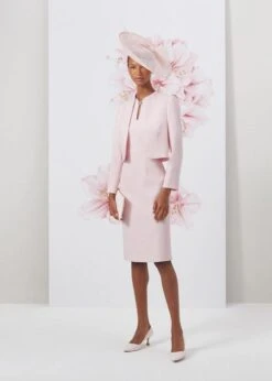 Hobbs Ana Shift Dress, Blush/Light Pink