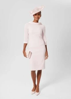 Hobbs Rhianne Shift Dress Dress, Light Pink/Blush