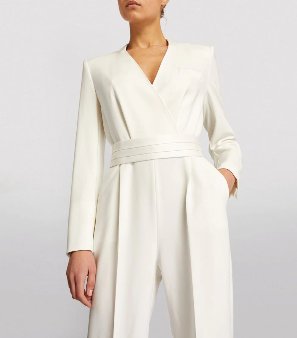 MAX MARA Tailored Jumpsuit, White 5 MAX MARA Tailored Jumpsuit, White - Image 3