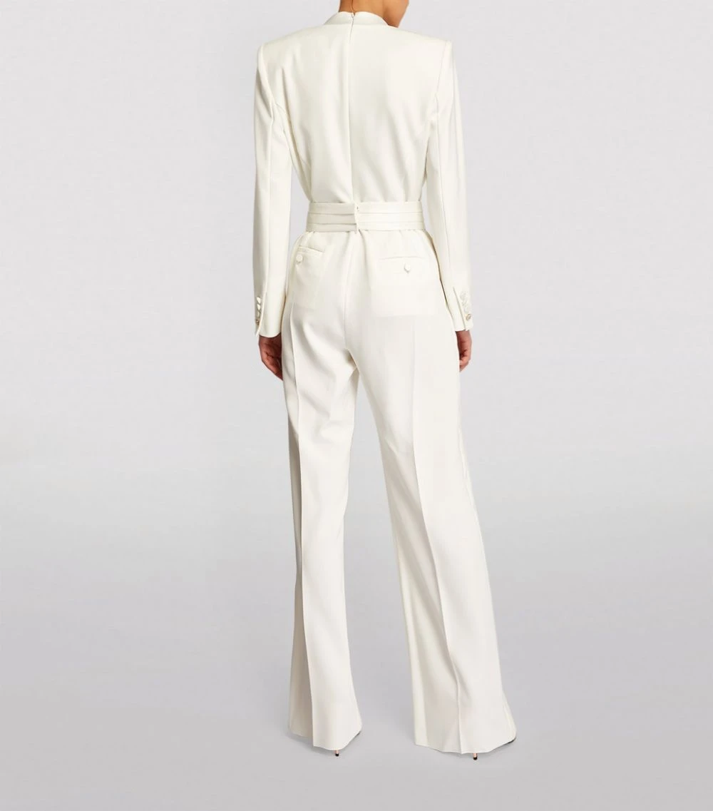 MAX MARA Tailored Jumpsuit, White 4 MAX MARA Tailored Jumpsuit, White - Image 2