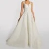 Mikael D Embellished Sweetheart-Neckline Wedding Gown, Ivory