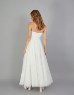 Monsoon Donna Embroidered Bandeau Bridal Maxi Dress Ivory -Threadnee Shop monsoon donna embroidered bandeau bridal maxi dress ivory2