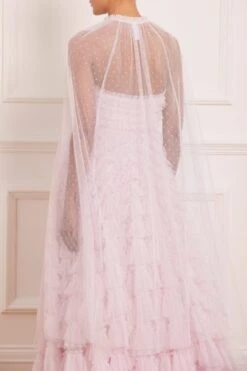 Needle & Thread Needle & Thread Elizabeth Rose Midaxi Cape, Lilac/Purple -Threadnee Shop needle thread elizabeth rose midaxi cape lilac purple2 e1647985848682