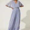 Coast Oasis Plunge V Neck Embellished Waist Maxi Dress, Lilac -Threadnee Shop oasis plunge v neck embellished waist maxi dress lilac e1628169189533