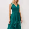 Phase Eight Breesha Dress, Green -Threadnee Shop phase eight breesha dress green e1649954321448