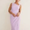 Phase Eight Emmie Asymmetric Hem Dress, Lilac Purple/Crocus -Threadnee Shop phase eight emmie asymmetric hem dress lilac purple crocus