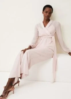 Phase Eight Florentine Co-Ord Top, Rose/Blush Pink