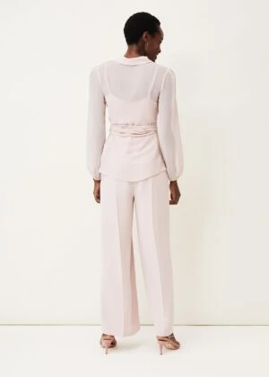 Phase Eight Florentine Co-Ord Top, Rose/Blush Pink 4 Phase Eight Florentine Co-Ord Top, Rose/Blush Pink - Image 2