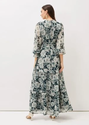 Phase Eight Indiana Floral Maxi Dress, Pine Green/Multi 5 Phase Eight Indiana Floral Maxi Dress, Pine Green/Multi - Image 3