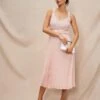 Phase Eight Kassidy Lace Bodice Pleat Dress, Petal Pink -Threadnee Shop phase eight kassidy lace bodice pleat dress petal pink