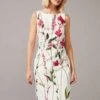 Phase Eight May Stem Rose Dress, Ivory/Multi -Threadnee Shop phase eight may stem rose dress ivory multi e1586524165252