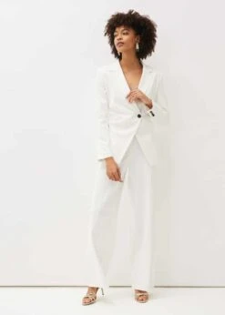 Phase Eight Phase Eight Solange Suit Jacket, Ivory -Threadnee Shop phase eight phase eight solange suit jacket ivory1 e1644415110723