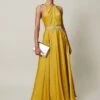 Phase Eight Vanessa Beaded Belt Maxi Dress, Chartreuse/Yellow