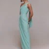 Whistles Bethan One Shoulder Bridesmaid Maxi Dress, Sage Green 2 Whistles Bethan One Shoulder Bridesmaid Maxi Dress, Sage Green -Threadnee Shop whistles bethan one shoulder bridesmaid maxi dress sage green